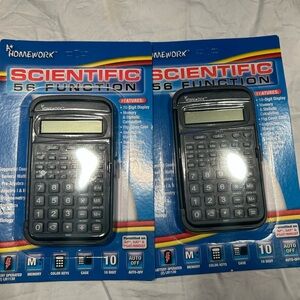 Scientific Calculator 56 Function by A+ Homework (Lot of 2 )